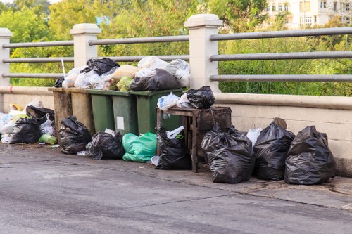 Waste collection services in Hounslow residential area